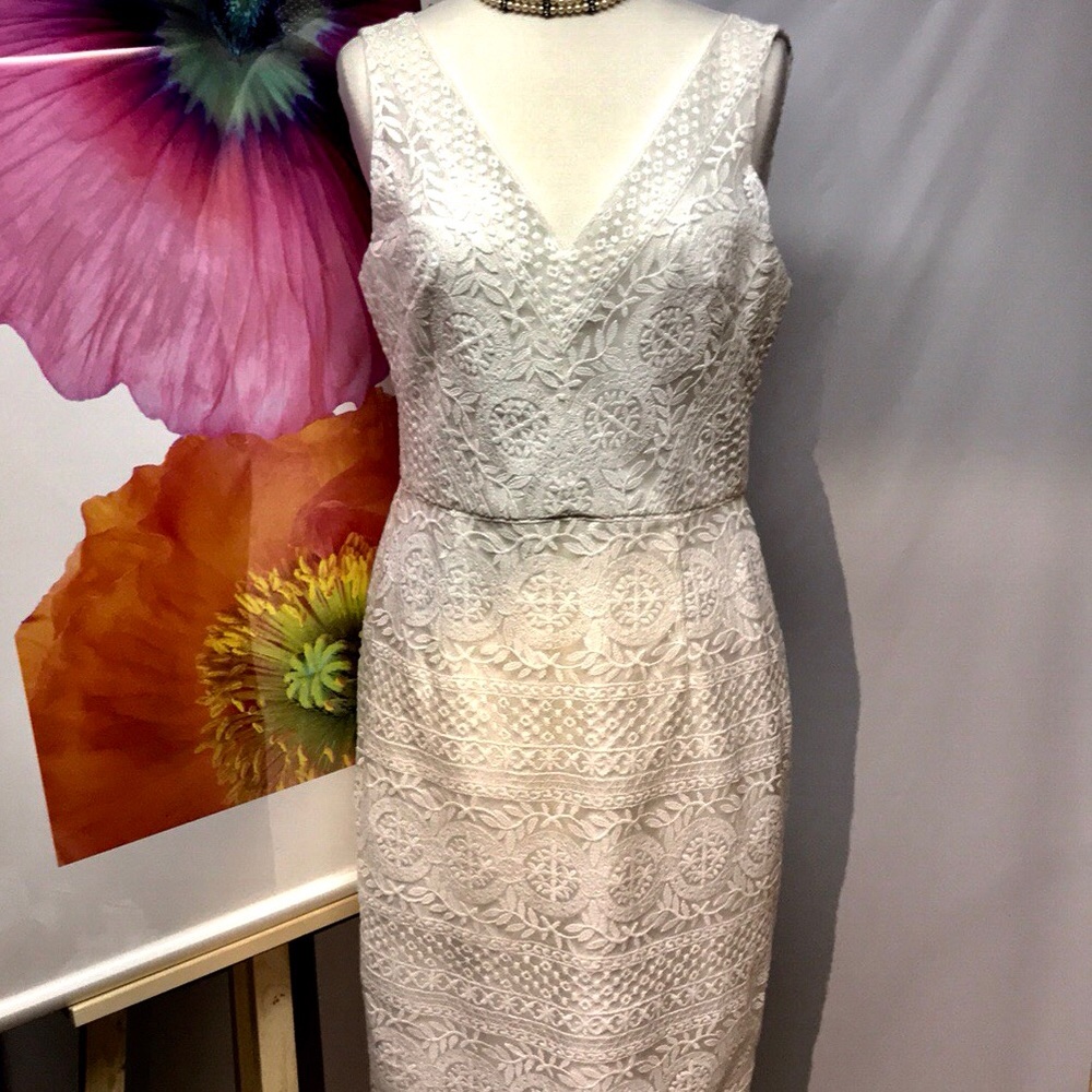 White nice dress. Can be even cute wedding dress.